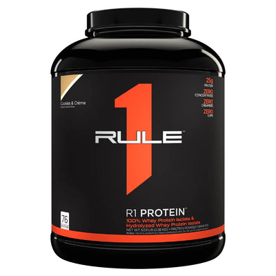 R1 Isolate Protein Protein Rule One Size: 5 Lbs Flavor: Cookies & Creme