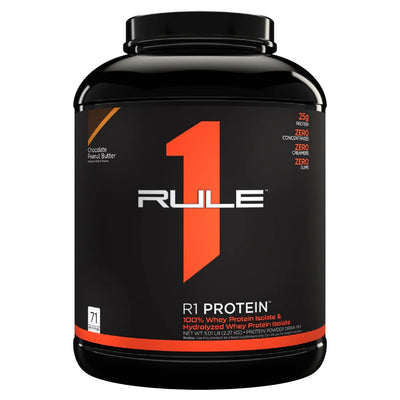 R1 Isolate Protein Protein Rule One Size: 5 Lbs Flavor: Chocolate Peanut Butter