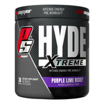 Pro Supps HYDE Xtreme Pre Workout Powder Supplement Purple Lime Rickey
