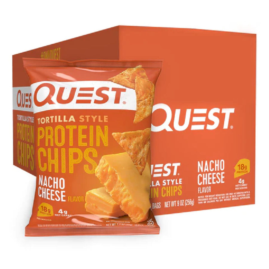Quest Tortilla Protein Chips Healthy Snacks Quest Nutrition Size: 8 Bags Flavor: Nacho Cheese
