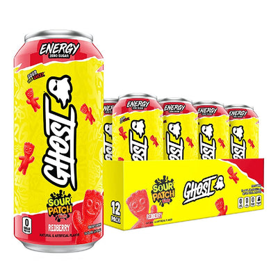 GHOST Energy Drink Energy Drink GHOST Size: 12 Cans Flavor: Sour Patch Kids™ Redberry