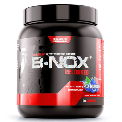 Betancourt B Nox Reloaded Pre Workout & Testosterone Booster Pre-Workout Betancourt Nutrition Size: 20 Servings Flavor: Blue Raspberry