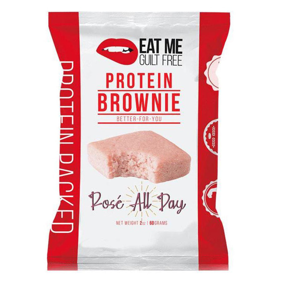 Guilt Free Protein Brownies Healthy Snacks Eat Me Guilt Free Size: 12 Brownies Flavor: Rosè All Day