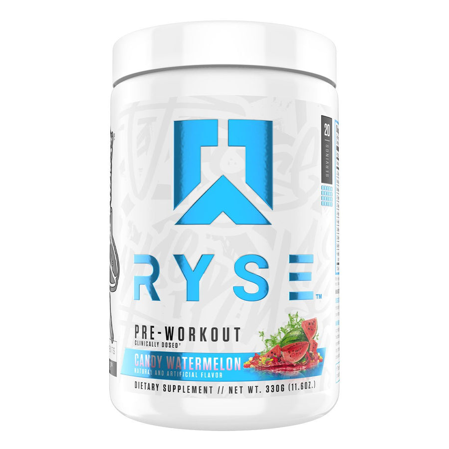 Ryse Pre Workout Pre-Workout RYSE Size: 20 Servings Flavor: Watermelon Candy