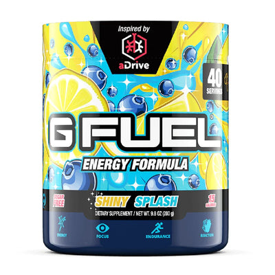 G FUEL Energy Formula Pre-Workout G Fuel Size: 40 Servings Flavor: SHINY SPLASH (Blueberry Lemonade)