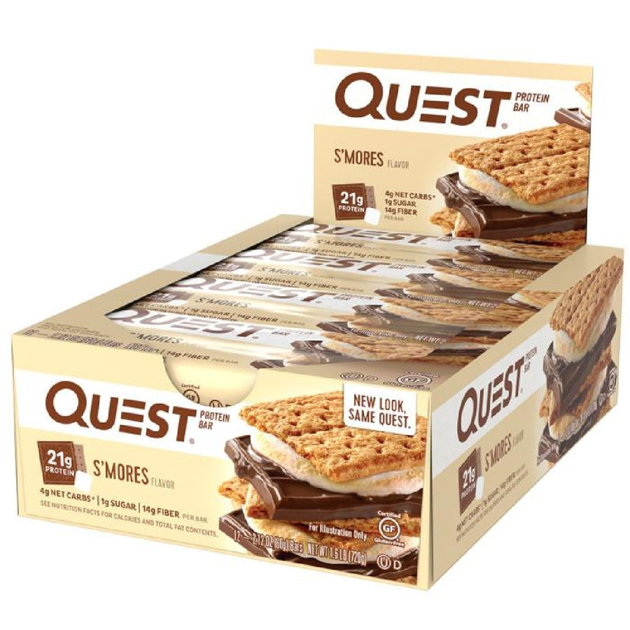 Quest Protein Bars Healthy Snacks Quest Nutrition Size: 12 Bars Flavor: S&