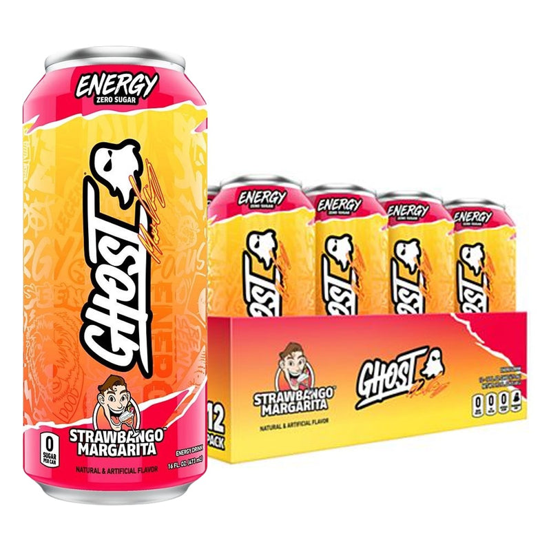 GHOST Energy Drink Energy Drink GHOST Size: 12 Cans Flavor: StrawBango Margarita x Maxx Chewning Exclusive