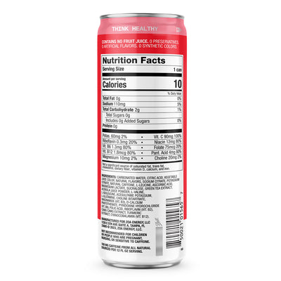#nutrition facts_12 Cans / Strawberry Watermelon