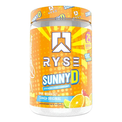 RYSE SunnyD Pre Workout Pre-Workout RYSE Size: 25 Scoops Flavor: Tangy Original