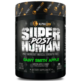 Alpha Lion Superhuman Post Vitamins & Supplements Alpha Lion Size: 25 Servings Flavor: Gainy Smith Apple (Green Apple Candy)