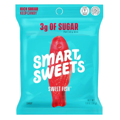 Smart Sweets Healthy Candies Healthy Snacks Smart Sweets Size: 12 Pack Flavor: Sweet Fish