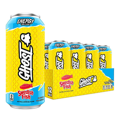 GHOST Energy Drink Energy Drink GHOST Size: 12 Cans Flavor: Swedish Fish™