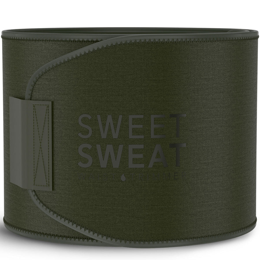 Sports Research Sweet Sweat Waist Trimmer Army Green