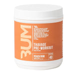 BUM x Raw Thavage Pre-Workout Pre-Workout Get Raw Nutrition Size: 40 Servings Flavor: Peach Bum