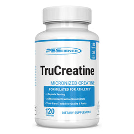 PES Tru Creatine Plus Creatine PEScience Size: 120 Capsules (30 day supply) Flavor: Unflavored