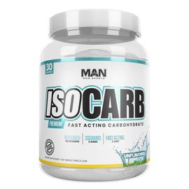 Iso-Carb Hardcore MAN Size: 30 Servings Flavor: Neutral - Unflavored