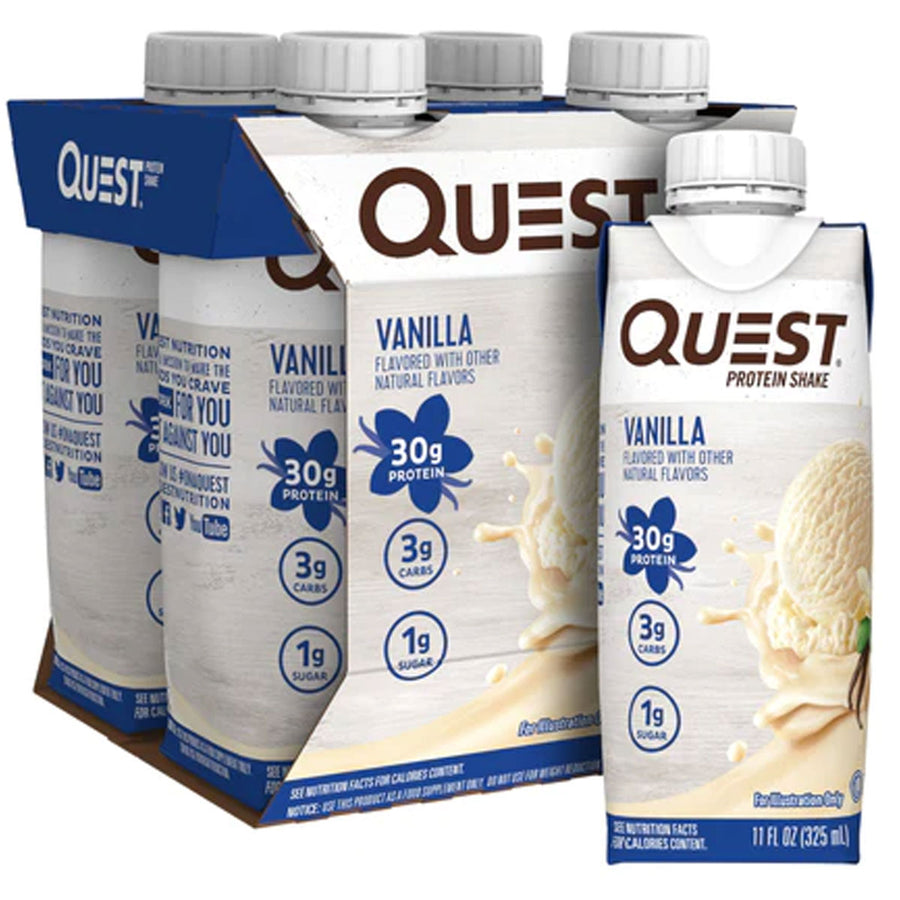 Quest Protein Shake Protein Quest Nutrition Size: 12 Pack Flavor: Vanilla
