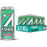 A-Shoc Energy Drink Energy Drink Adrenaline Shoc Size: Case (12 Cans) Flavor: Watermelon