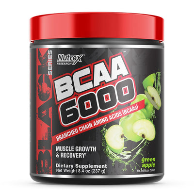 BCAA 6000 Aminos Nutrex Size: 30 Servings Flavor: Green Apple