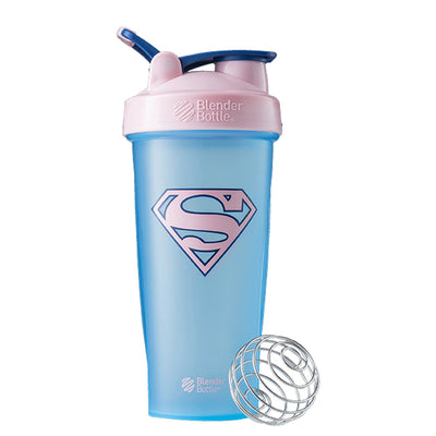 DC Comics BlenderBottle Accessories Blender Bottle Type: Classic (28 Oz) Color: Supergirl