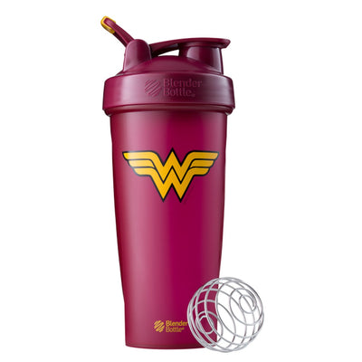 DC Comics BlenderBottle Accessories Blender Bottle Type: Classic (28 Oz) Color: Wonder Woman