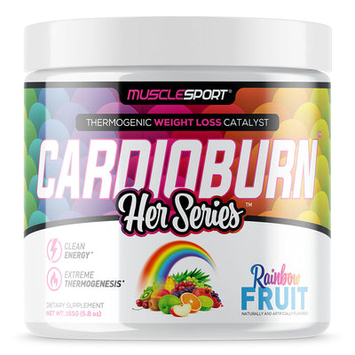 CardioBurn for Her Weight Management Musclesport Size: 30 Servings Flavor: Rainbow Fruit