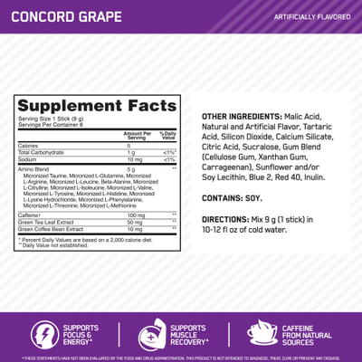 #nutrition facts_65 Servings / Concord Grape