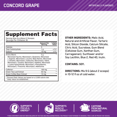 #nutrition facts_30 Servings / Concord Grape