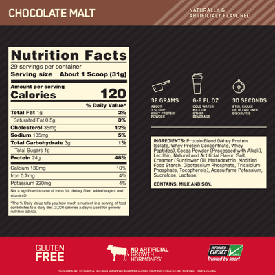 #nutrition facts_2 Lbs / Chocolate Malt