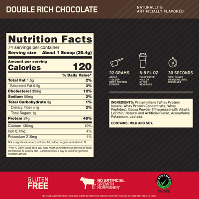 #nutrition facts_5 Lbs / Double Rich Chocolate