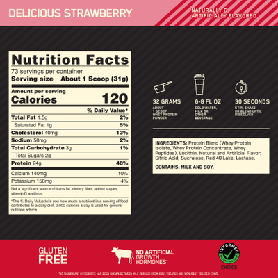 #nutrition facts_5 Lbs / Delicious Strawberry