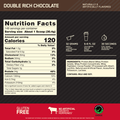 #nutrition facts_10 Lbs / Double Rich Chocolate
