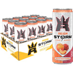 REIGN Storm Energy Drink Energy Drink Reign Size: 12 Cans Flavor: Peach Nectarine